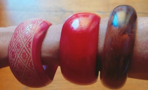 Bracciali rigidi legno vari - bracciali,