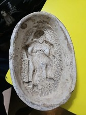 Ceramica Antica 1 FORMINA FORMELLA CALTAGIRONE PASTA BIANCA SICILIA Maiolica 700