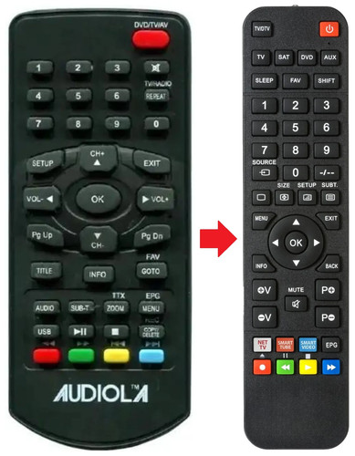 Telecomando adatto per audiola - per,