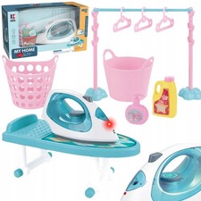 Ferro da Stiro Giocattolo Bambini con Vapore Luci Suoni Asse da Stiro Accessori