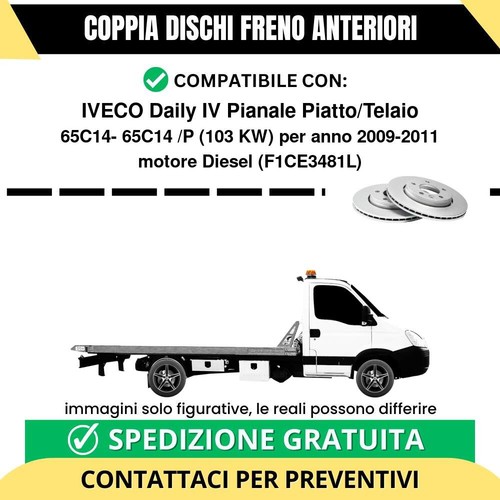 Coppia dischi freno anteriori - dischi,