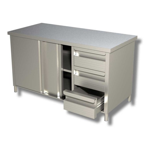 Tavolo 150x60x85 acciaio inox