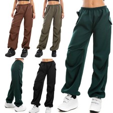 Pantaloni donna cargo larghi