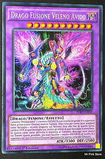 DRAGO FUSIONE VELENO AVIDO Rara Segreta in Italiano FUEN-IT010 YUGIOH
