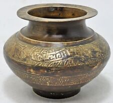 Antico Ottone Acqua Bere Lota