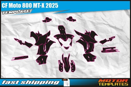 Template cfmoto 800 mtx - template,