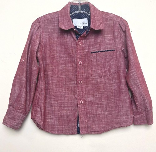 Camicia abbottonata rossa