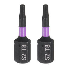 2pcs T8 Punta Cacciavite Torx
