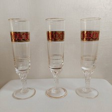 SET 3 CALICI Cristallo  FLUTE