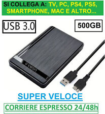 SCONTATO USB 3.0 ULTRA VELOCE HARD DISK ESTERNO 500GB 2,5 HD HDD SEAGATE PS4 PS5