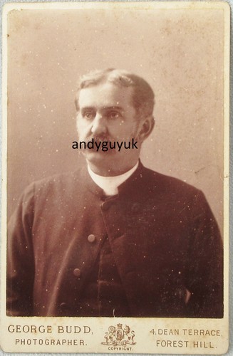 Cabinet card man - card, large