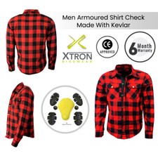 Camicia moto corazzata CE a