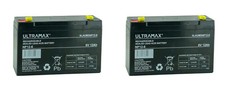 2x BATTERIE ULTRAMAX 6V 12Ah