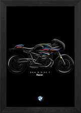 BMW R NINE T poster arte da