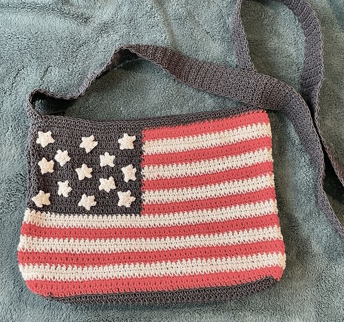 Borsa tracolla all uncinetto - borsa, a
