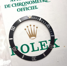 ULTRA RARE ROLEX SUBMARINER 16610 - 16800 BEZEL INSERT GENUINE 100%