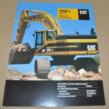 Brochure specifiche escavatore Caterpillar 345B L Prospekt DK