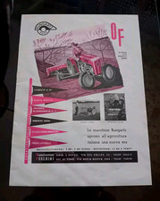 PUBBLICITÀ TRATTORI BUNGARTZ OF DA RIVISTA Anni "50 STERZANTE 90 GRADI