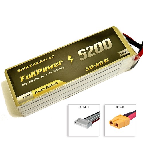 Fullpower batteria lipo - lipo, 6s