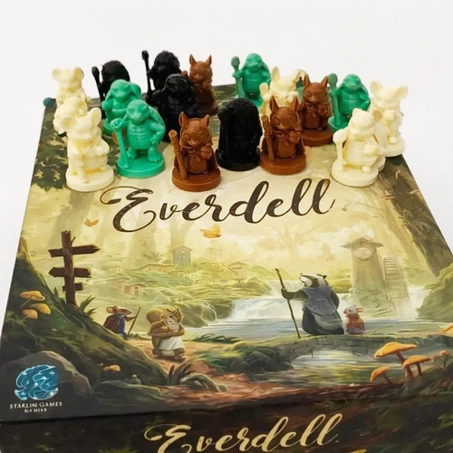 Everdell meeples - 3d,