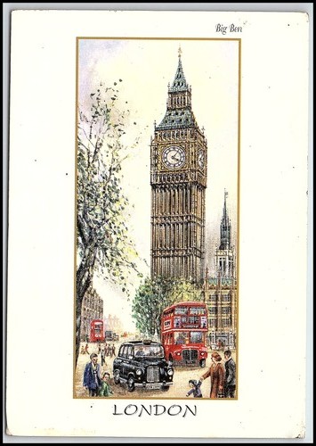 Cartolina epoca london big - d'epoca,