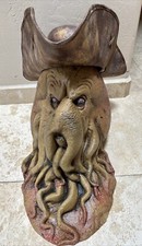 Maschera Deluxe Davy Jones Pirati dei Caraibi usata in ottime condizioni super rara bella