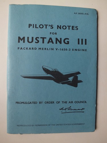 Pilot notes for - pilot's,