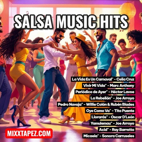 Salsa hits party dancing - salsa,