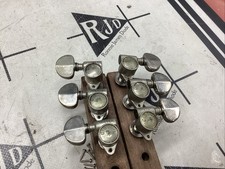 Sintonizzatori Rotomatici Gibson Logo Grover USA anni 70 3x3 tasti tuning nichel