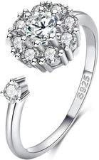 Anello in Moissanite per