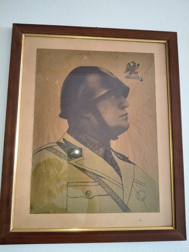 Quadro benito mussolini - quadro,