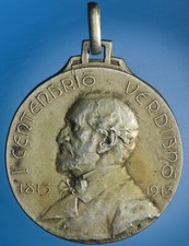 GIUSEPPE VERDI MEDAGLIA 1913
