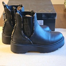 Replay Beatles stivaletto Donna  in pelle nero N°38 con elastico al lato"Usato 