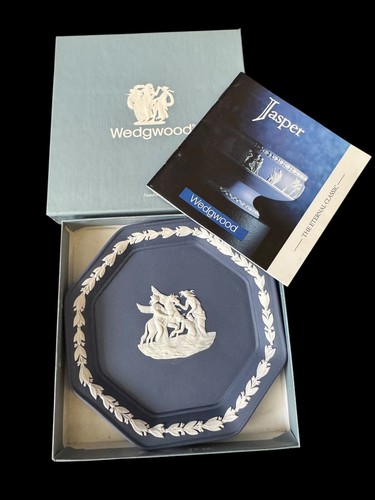 Piatto ottagonale blu - , diaspro