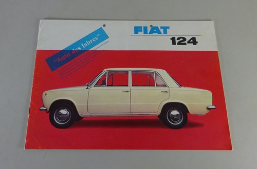 Brochure depliant fiat 124 - /,