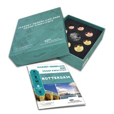 Niederlande Euro-Kurssatz Rotterdam 2020 - 8 Münzen - in Box - PP