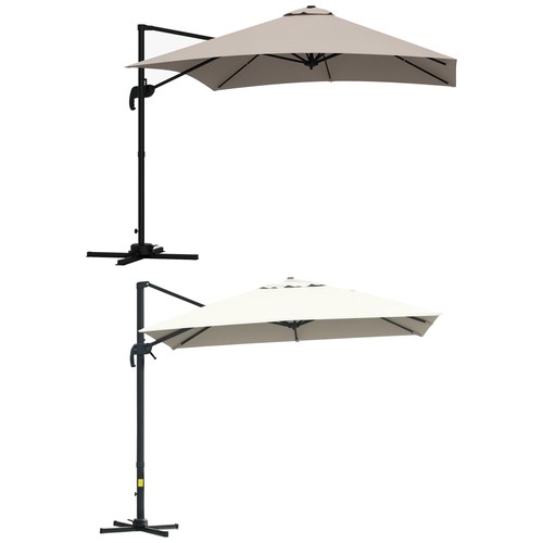Outsunny ombrellone braccio - outsunny,