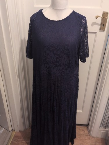 Joanna hope navy lined - 24,