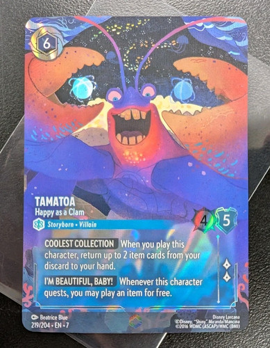 Tamatoa biglietto inglese - tamatoa,