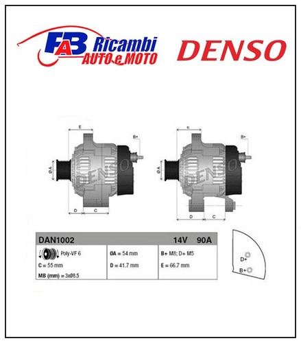 Alternatore fiat 500 - fiat, panda