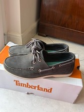 mocassini timberland uomo taglia 40 dark grey grigio boat shoes nubuck cedar bay