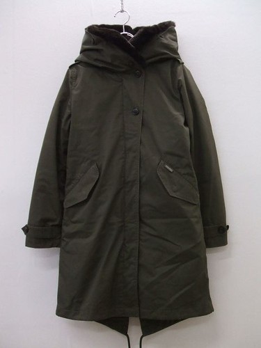 Woolrich mod coat khaki - mod,