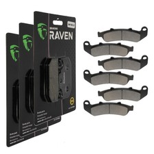 3 Kit plaquettes frein Av G, Av D et Ar Pour Honda CBR 1000F  de 1993 à 1999