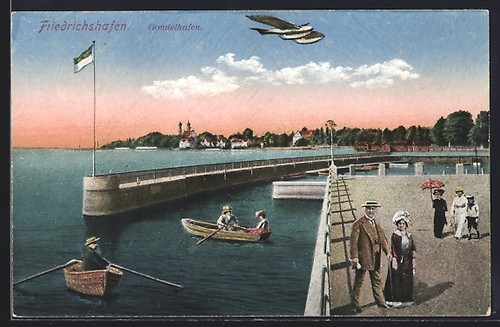 Cartolina friedrichshafen - cartolina,
