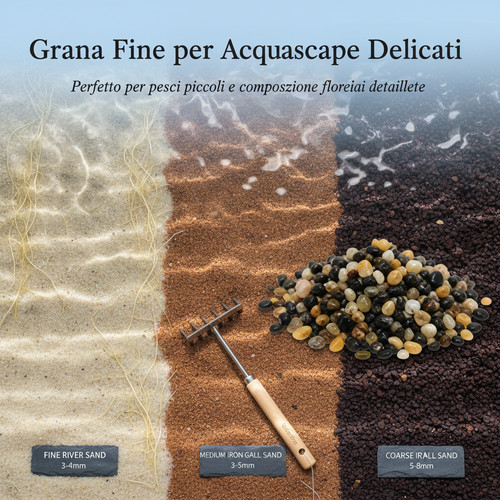 Substrato acquario naturale - substrato,