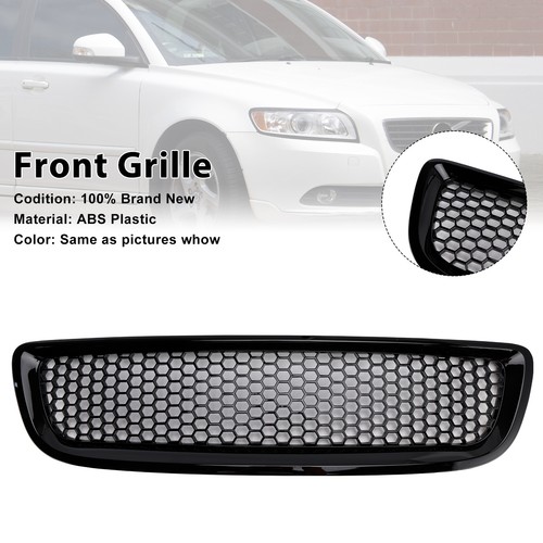 Gloss black front bumper - black,