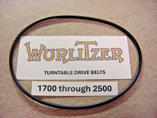 Wurlitzer Jukebox Turntable Belt, New, Fits Models 1700 Thru 2500