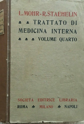 1914 mohr staehelin trattato - mohr,, staehelin,