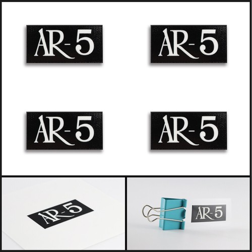 Adesivo logo ricerca - ar-5,