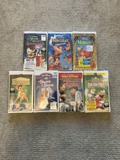 7 Sealed Disney VHS Lot Bambi
